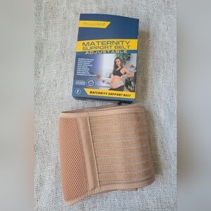 Maternity Support Belt Adjustable - Beige